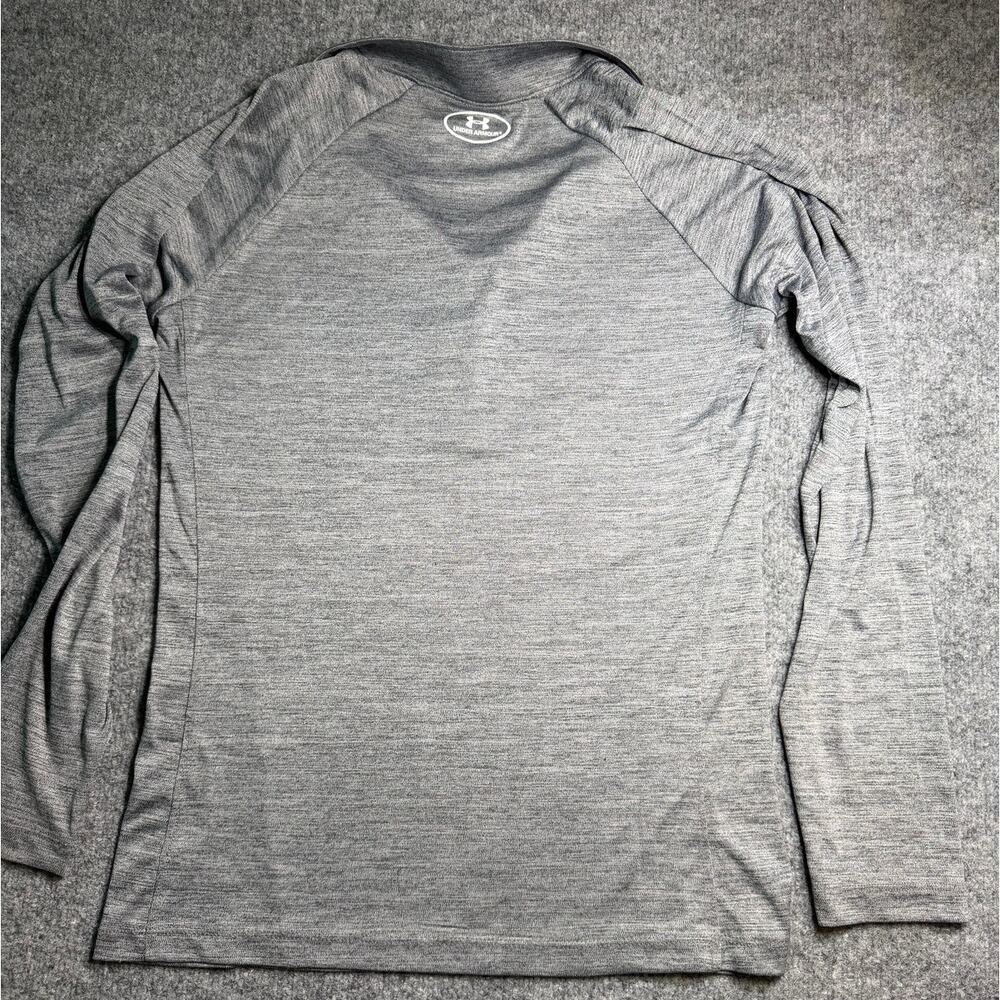 Under Armour HeatGear Gray 1/4 Zip Pullover Women’s Large Loose Fit - Picture 4 of 6